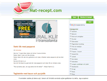 Tablet Screenshot of mat-recept.com